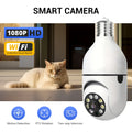 Cámara de Seguridad Bombilla WiFi 5GHz 360° – Visión Nocturna, Audio Bidireccional y Control por App